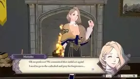 Mercedes Sin Gives Erotic Anime Blowjob In Fire Emblem Style Hentai
