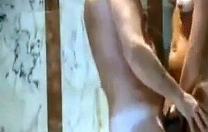 Wild couple fucking in the shower