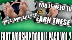 Foot Fetish Double Pack Vol 2 - 4k UHD 2160p - KingMarti