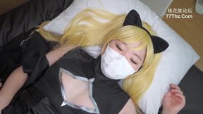 Blonde Bombshell's Uncensored JAV Toy Play