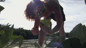 Topless Beach Condom Blow2Pops - WMV