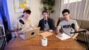 Joey Mills and Cristiano in a sexy podcast with sodomy