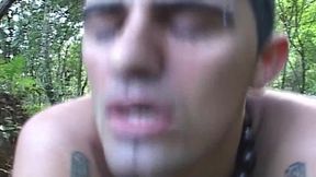 Outdoor Guys Scene 2 Muscular Friends Enjoy Stuffing Their Asses and Getting Facials