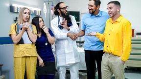 Gorgeous foursome session with hot dolls Khloe Kapri and Melztube