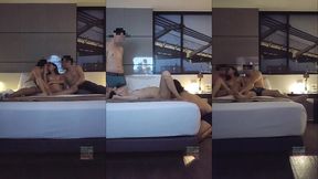 trio con una flaquita influencer de gdl atheneia, la conocen?