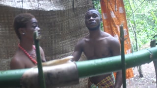 Village outdoor love - begging my wife's step sister to show me her boobs and wet pussy