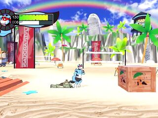 Oh So Hero [Homosexual Anime game PornPlay] Ep.8 endless ejaculation with our ally hawt footjob on the beach