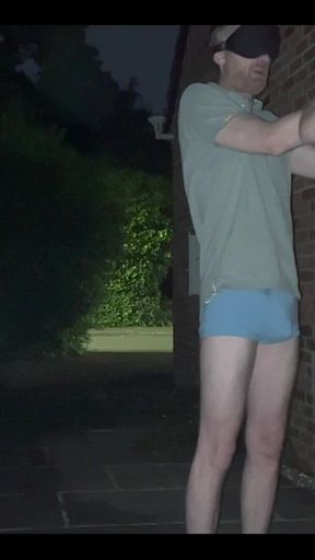 Restrained Him Outside Half Naked