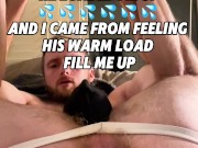 DL dude pushes out load after getting fucked