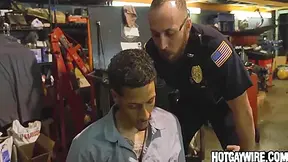 Two Officers Arrest A Guy Then Fuck Him ( 1 5 Min