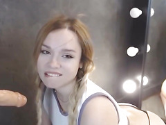 Deepthroat Show cumshot