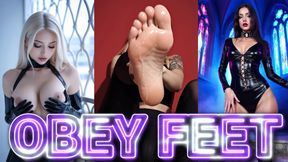 Latex Doll, Programmed for Foot Domination