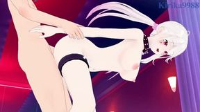 Jackal and I have intense sex at a love hotel  - Goddess of Victory: Nikke Cartoon