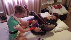 Tranny whore lucy gets pegged by latex nurse essex baby lisa