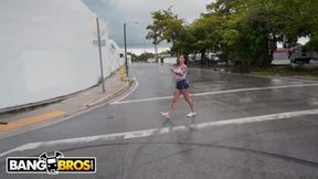 Lively PAWG Lets Partner Tap That Big Ass in a Dank Van