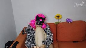 I'm so Horny! My Big Natural Tits and Pussy Mask Are Calling You