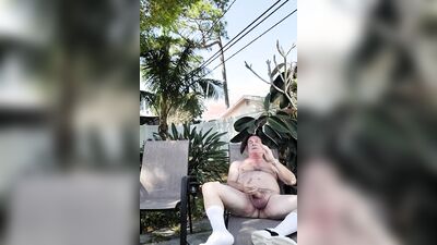 DaddyTim8 Strips, Exposes His 8 Inch Cock