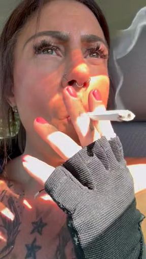 Smoking in my truck