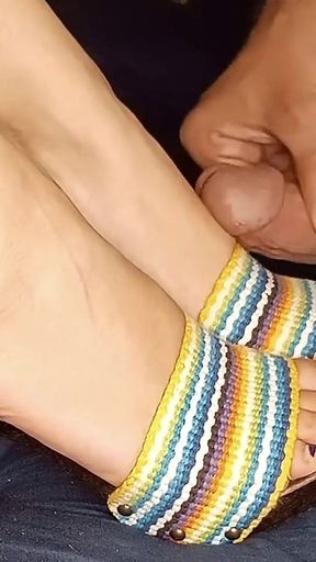 Memorable moment from "LittleMissMiniFeet Sexy Footjob 6"