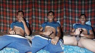 Diablong-utog's hairy Filipino Mountain Man Jakol is a hot solo jerk off for his Filipino friend