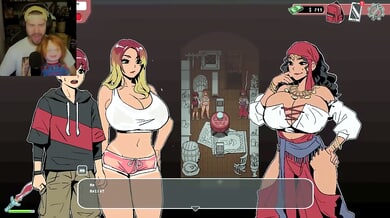Animated vixen rides and teases before creampie and facial in steamy hentai scene