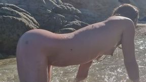 Nude on the beach