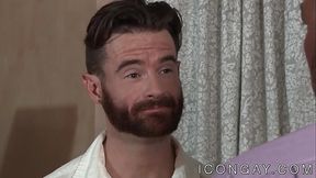 Burly stud Brendan Patrick spread eagle and analled lovingly