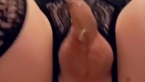 Or teenkitten achieves hands-free climax