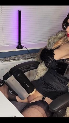 Relaxing Time with Milking Machine