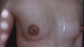 Worship my Small Tits While I Oil Myself Up