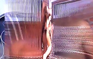 Naughty blondie TS nailed