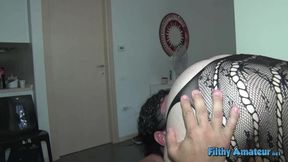 The pharmacist sprays from her pussy! What a whore!