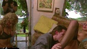 Vintage trio recorded on camera