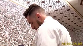 MENATPLAY - Suited hunks Alex Mecum and Massimo Piano ass fuck
