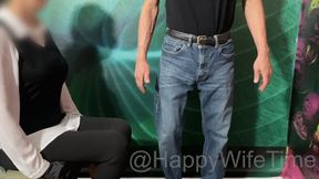 Lunchtime Office Inspection and Spanking for Diapered Sissy Boi