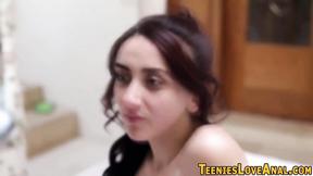 ”Sexy teen excited for some good loving to her tight ass”