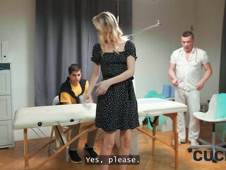 CUCK4K. Doctor Steve cured my snatch. Sexy sex with Nela Decker & Steve Q