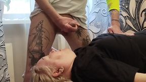 I'm Jerking off My Dick to Cum on My Mother-in-law