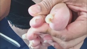 ASMR: Scraping Foot Crust Dust