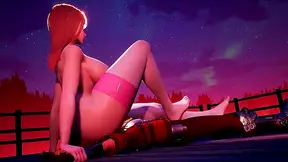Femdom Queen Dominates Submissive Slave with Fiery Facesitting in Anime Lust