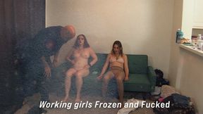Working girls freeze and fuck 1