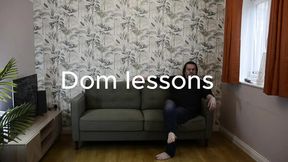 Dom Lessons