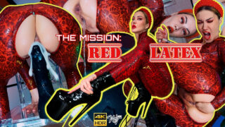 Guy hammers latex-clad Russian whore’s ass until he fills it with hot cum