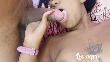 Myllena Rios de ebano com estilo doggystyle sendo fudida duramente.