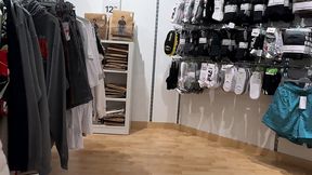 full version - having fun in a clothing store - dirty public action with a blonde girl
