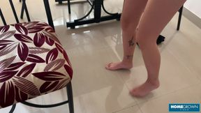 Blonde Gal Takes Her Lover Deep With POV Cock Sucking And Fucking