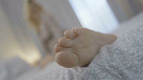 Blonde MILF Teases with Her Perfect Feet