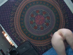 Naked Yoga Routine by a Stunning Teen Babe