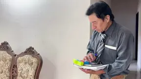 Old man fucks his beautiful and busty stepdaughter