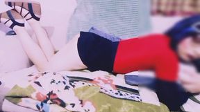 mariquita cachonda - ella fantasea con un sugar daddy que la coja por el culito - sissy disfruta duro por su ano - le encanta el pene en el culo - jovencita ladyboy masturbacion - ruby queen